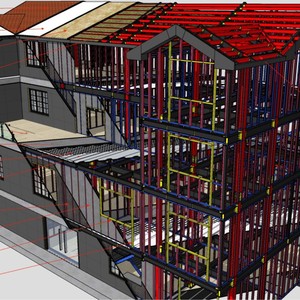 Solución de Taller/Oficina Industrial con Estructura de Acero Ligero TianPuAn, Capacidad de Carga de Techo de Más de 20 lb por Pies Cuadrados - Product Image 5