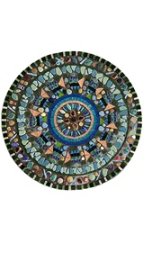 Logo mô hình và thương hiệu tùy biến khảm bức tranh tường & sàn khảm trang trí nội thất hình lục giác hỗn hợp gạch khảm gốm vuông - Product Image 5