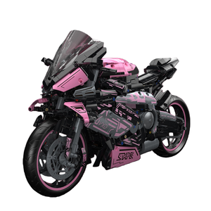 Juego de Bloques de Construcción para Motocicleta, Modelo de Carreras MOC Compatible con Technic Bricks Toy para Niños y Adultos, Regalo de Cumpleaños Creativo - Product Image 1