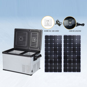 Outdoor Camp Cooler <b>Box</b> Solar Power Portable Compressor Outdoor Camping Refrigerator for Car 12V Fridge <b>Freezer</b> for Camping - Product Image 3