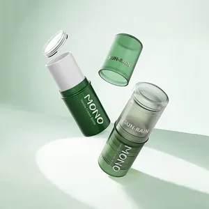 15 ग्राम ट्विस्ट कॉस्मेटिक छोटी प्लास्टिक बोतल पर्यावरण-अनुकूल पीपी मैट डिओडोरेंट कंटेनर ठोस त्वचा देखभाल पैकेजिंग रीफिल करने योग्य सुविधा
