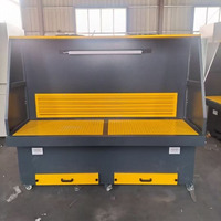 Banc de travail mobile pour le ponçage et l'élimination de la poussière, banc de travail pour le ponçage et le polissage avec aspiration des poussières