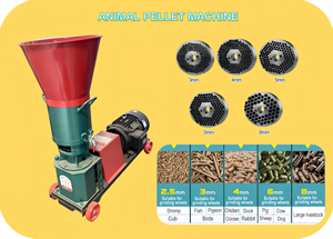 Nouvelle machine à granulés d'aliments pour animaux pour moutons, vaches, porcs, poulets, à haute efficacité, faible <span class=keywords><strong>consommation</strong></span> d'énergie, capacité de 1T/H - Product Image 6