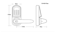 Cerradura Inteligente Electrónica sin Llave Ttlock con Software en Línea TThotel para Hoteles y Apartamentos