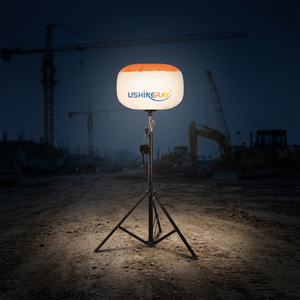 700W <b>LED</b> Balloon <b>Light</b> IP54 Waterproof 360° Glare-Free Portable Tripod Inflatable <b>Work</b> <b>Light</b> For Construction Road Repair Mining - Product Image 3
