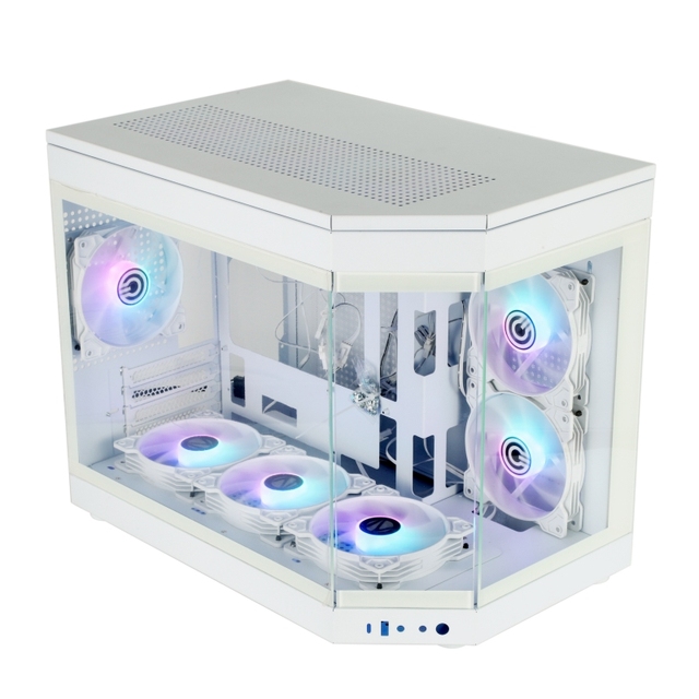 New ATX Computer case Mid-tower Gaming Computer case Tempered Glass Desktop CPU case Transparent Computer case Pc case L4018