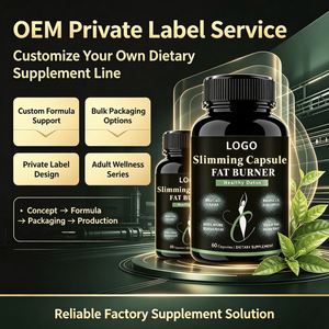 Cápsulas de Suplemento Dietético para Adultos de Marca Privada, Extracto de Garcinia Cambogia y Té Verde, Quemador de Grasa Nocturno - Product Image 5