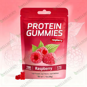 WELLBODY Orijinal Vegan Poşetli <span class=keywords><strong>Protein</strong></span> Jelibonları <span class=keywords><strong>Protein</strong></span> Fitness Jelibonları ve Vitamin Vc Jelibonları Whey <span class=keywords><strong>Protein</strong></span> Jelibonları - Product Image 4