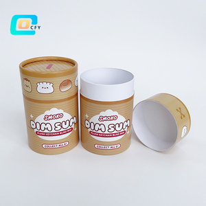 Tubes en carton kraft durables imprimés sur mesure avec bouchons pour l'emballage de produits alimentaires, cosmétiques, bougies, affiches et cadeaux |   Direct d'usine - Product Image 5