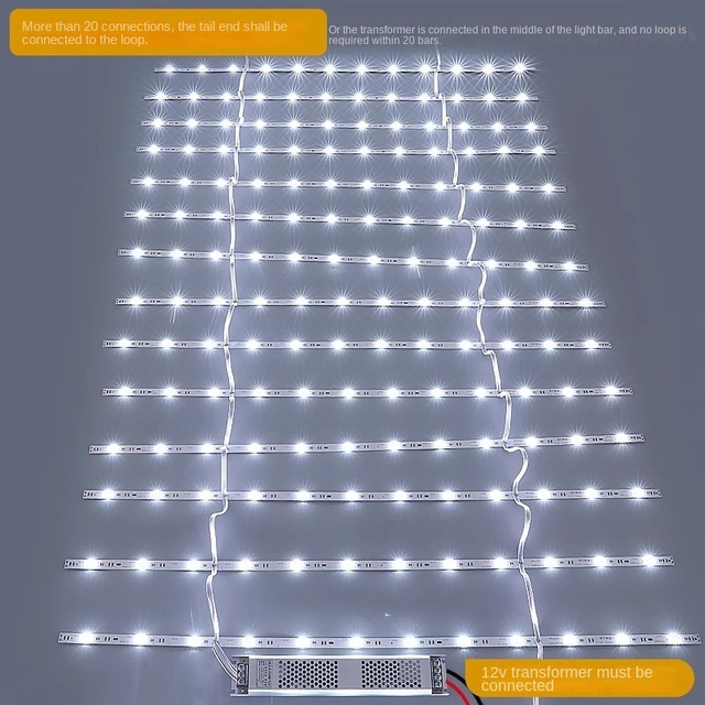 2024 Light Box Diffuse Reflection Flexible Diffuse Reflection Led Strip  3030 Card Cloth Super Bright Light Box LED STRIP