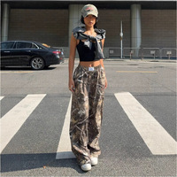Pantalon large taille haute décontracté pour femme, coupe ample et élégante, longueur cheville, collection Printemps-Automne 2026