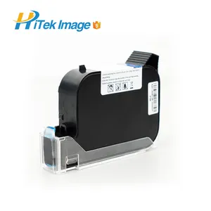 HITEK-cartucho de tinta para máquina de codificación de lotes digital manual, Compatible con sistema a granel para impresora hp 45 TIJ 2,5 b3f58a