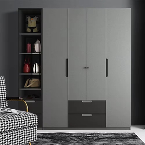 Armadio Moderno di Lusso Minimalista per Camera da Letto, Set Modulare Autoportante in Legno con Spazio <span class=keywords><strong>Salvaspazio</strong></span> per Sala da Pranzo - Product Image 6