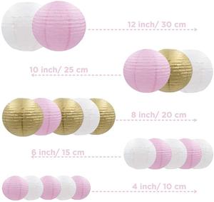 Đèn Lồng Giấy Với Nhiều Màu Sắc Và Kích Cỡ, Trang Trí Đèn Lồng Giấy - Product Image 4