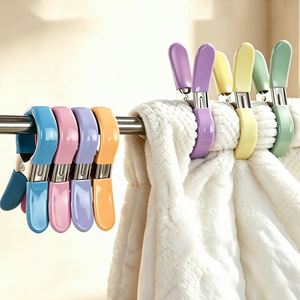 Stainless Steel Large <b>Clip</b> for Drying Clothes Windproof Fixed <b>Clip</b> Household Clothes <b>Clip</b> extra Large Size Set of Six - Product Image 1