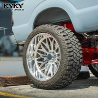 Velg Forged Wide Deep Lip 28x16 Offset Negatif untuk Truk, Custom Billet Aluminium untuk Truk Amerika Utara