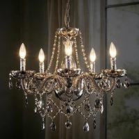 Lustre en fer de grande taille, style ROMANTIQUE, pour villa de luxe, origine Henan, décoration de plafond pour hôtel, restaurant, mariage