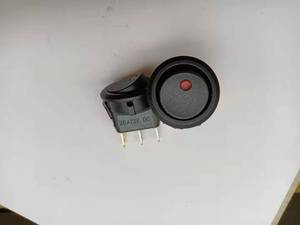 Round Rocker <b>Switch</b> KCD1 On-off Rocker <b>Switch</b> 3 Pin with LED <b>Lamp</b> Illumination 12V Round Mini Rocker Toggle <b>Switch</b> - Product Image 4