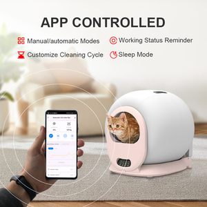 Pet <span class=keywords><strong>Catit</strong></span> UV Boîte à litière scellée pour chat emballée automatiquement Boîtes à litière autonettoyantes automatiques intelligentes avec caméra - Product Image 5
