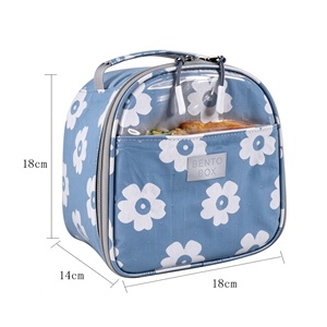 Sac à déjeuner isotherme en polyester pour enfants, étudiants, école, voyage, camping, pique-nique, imperméable, écologique - Product Image 4