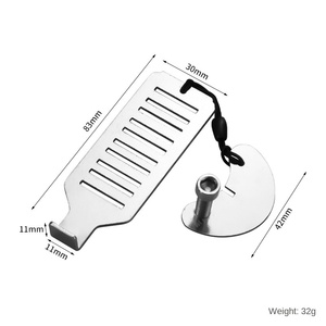 Bloqueador de Puerta Antirrobo de Seguridad, Herramienta de Seguridad Portátil de Acero Inoxidable para el Hogar, Privacidad, Hotel, Viajes, Bloqueador de Puerta - Product Image 6