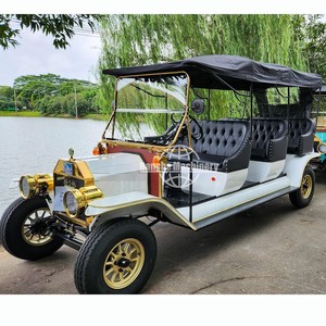 Carritos de golf eléctricos de lujo para turismo en oferta, autobús eléctrico de turismo de alta gama, carrito de golf retro - Product Image 3