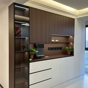 Meuble de salon sur mesure en bois massif, buffet, matériaux respectueux de l'environnement - Product Image 4