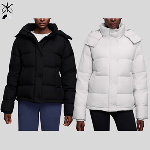 Abrigo Largo Holgado de Invierno para <span class=keywords><strong>Mujer</strong></span>, Impermeable, a la Moda, con Cinco Bolsillos, con Capucha, Cortavientos, Cálido, Informal, Versátil, para Viajes Diarios y Fitness - Product Image 3