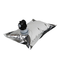 Sacs à bavette 1L/2/3L/5L imprimés personnalisés dans une boîte distributeur de papier aluminium jetable portable pour café jus de boisson avec valve