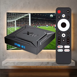 Boîtier IPTV de streaming 8K de qualité supérieure X96 M200 2 Go 16 Go Amlogic S905x5m <span class=keywords><strong>Android</strong></span> 14 Double Wi-Fi 1000M LAN Lecteur multimédia intelligent STB pour la maison - Product Image 1