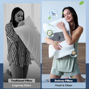 Fabrika bellek köpük yastık boyun yastık servikal Vertebra yatak uyku ergonomi ortopedik yastık - Product Image 4