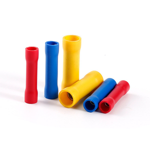 BV1.25 22-16 AWG Insulated <b>Electrical</b> <b>Wire</b> Connector Crimp Terminal 1P Splice Butt Splice Terminal - Product Image 4