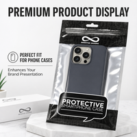 Étui de téléphone personnalisé avec logo, sac d'emballage en feuille métallisée, pochette à fermeture éclair pour écouteurs, câble USB, accessoires électroniques