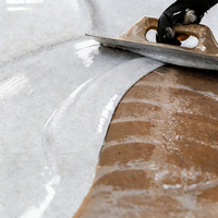 Revêtement de sol en granit liquide auto-nivelant avec finition mate et texture, sable coloré époxy de luxe pour design de carrelage intérieur moderne