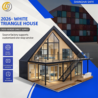 Maison conteneur pliable 20HC de luxe préfabriquée et extensible avec deux chambres, design moderne, salon respirant