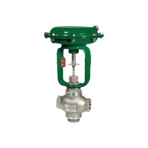 24003 Three Way Control Mixing <b>Diverting</b> Bronze CF8M Stainless Steel Threaded Flanged - Product Image 3