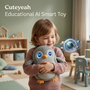 Peluche IA Pingouin Direct Usine, Jouet Scientifique Précoce pour la Pré<span class=keywords><strong>maternelle</strong></span>, Dialogue Vocal Intelligent, Nouvelle Arrivée 2026, Développement de la Pensée Logique Précoce - Product Image 1