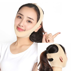 Fascia per il Viso Personalizzabile con LOGO, Ecologica in Cotone, Morbida e Traspirante, per Sollevamento e Rassodamento del Doppio Mento - Product Image 1