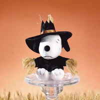 Nouveau lot en gros 100% authentique 6 pièces/boîte Snoopyed Prank Party Series Blind Box Mignons porte-clés et breloques de sac en peluche pour Halloween 14+