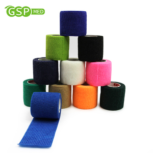 Venta Directa de Fábrica: Vendaje Cohesivo Elástico Profesional de 5cm, Colores Aleatorios, No Tejido, para Soporte Deportivo - Product Image 1