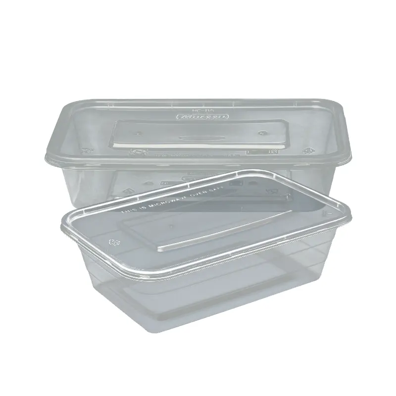 Yunbo round take away food boxes big lunch box plastic disposable lunch box