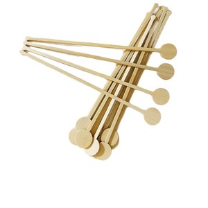 Varillas promocionales de bambú con forma de logotipo personalizado para marcas de café, hotel y bebidas - Product Image 2