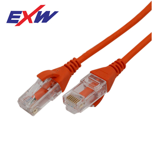 EXW Chất Lượng Cao ETL/Delta Chứng Nhận Cat6A Slim <span class=keywords><strong>Patch</strong></span> Cord Slim Vá - Product Image 2