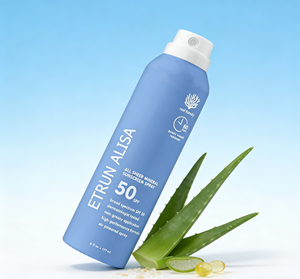 ETRUN ALISA <span class=keywords><strong>Spray</strong></span> <span class=keywords><strong>Solare</strong></span> Minerale SPF <span class=keywords><strong>50</strong></span>+, Completamente Trasparente, Protezione <span class=keywords><strong>Solare</strong></span> Naturale Resistente all'Acqua per Viso e Corpo, Vegano e Sicuro per la Barriera Corallina - Product Image 6