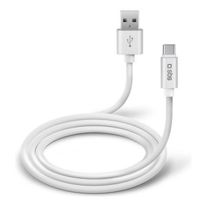Cable USB C POLO Antienredos Blanco 1m TECABLPOLOTYPECW - Product Image 1