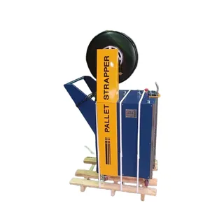 Lớn định dạng hộp carton gói Doanh Gói máy móc tự động đóng đai di động cho Pallet máy đóng gói