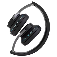 Headphone Nirkabel LED Light H2 5.0 BT Earphone Lipat Bass Card untuk iPhone Samsung dengan Mic Headset