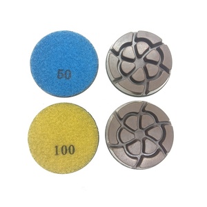Discos de resina de etiquetado negro integral OEM personalizables para una dureza de hormigón media para uso en seco y húmedo entre 2 y - Product Image 3
