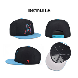 Casquettes personnalisées OEM BSCI en gros pour hommes, casquette snapback hip-hop à visière plate avec logo brodé 3D animal en acrylique à 6 panneaux - Product Image 3