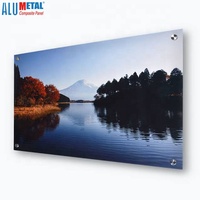 Impression sur Dibond Alumetal 5 mm brillant ACP pour la publicité, impression photo sur Dibond